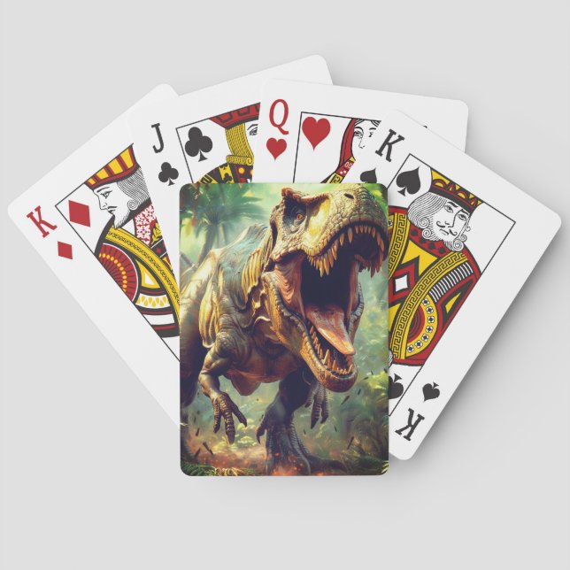 Tyrannosaurus Rex  Playing Cards (Back)