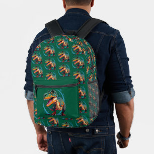 Tyrannosaurus Rex Printed Backpack