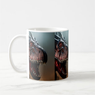 Tyrannosaurus Rex Scary Face, Coffee Mug
