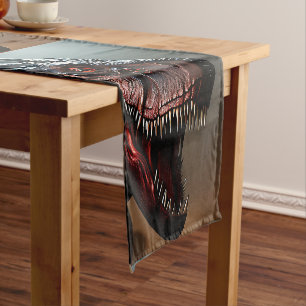 Tyrannosaurus Rex Scary Face,  Short Table Runner