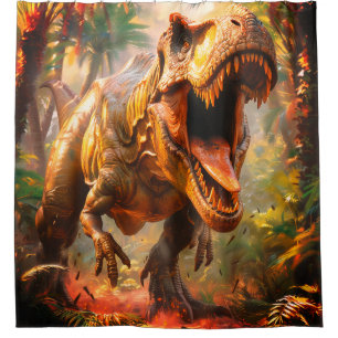 Tyrannosaurus Rex Shower Curtain