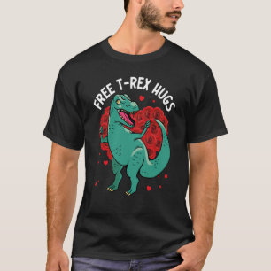 Tyrannosaurus Rex Valentine's Dinosaur Boy Girl Di T-Shirt