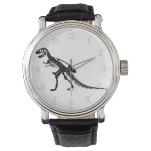 Tyrannosaurus Skeleton - Choose background colour Watch
