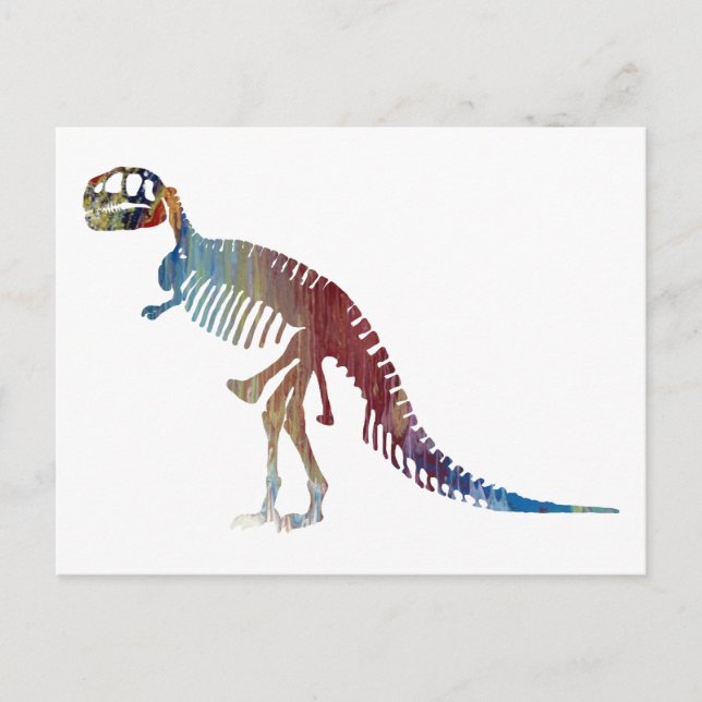 Tyrannosaurus skeleton postcard (Front)