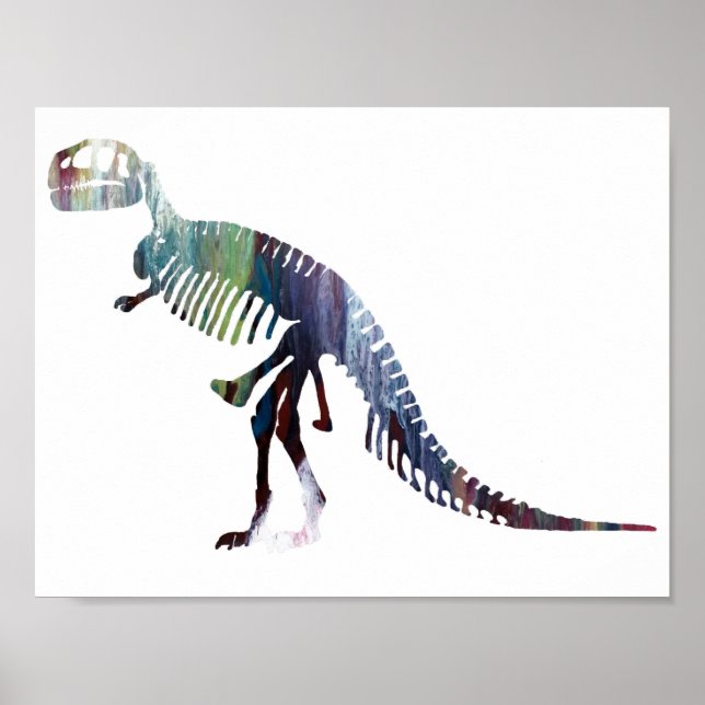 Tyrannosaurus skeleton poster (Front)