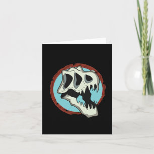 Tyrannosaurus Skull Invitation