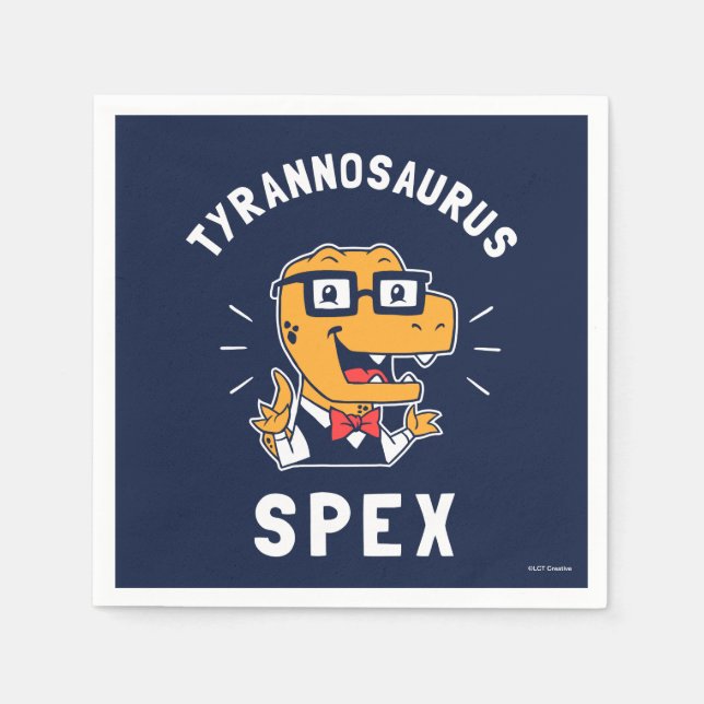 Tyrannosaurus Spex Napkin (Front)