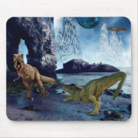 Tyrannosaurus T-Rex Dinosaur Battle Alien Planet