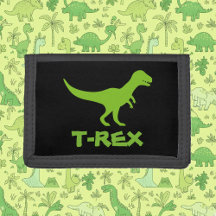 Tyrannosaurus T Rex dinosaur money wallet for boys