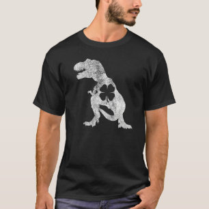 Tyrannosaurus T Rex Dinosaur ST PATRICKS DAY Irish T-Shirt