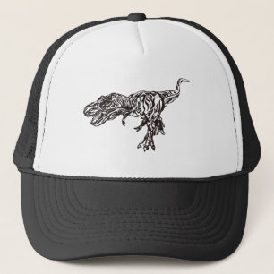 Tyrannosaurus-Trival-style design Trucker Hat