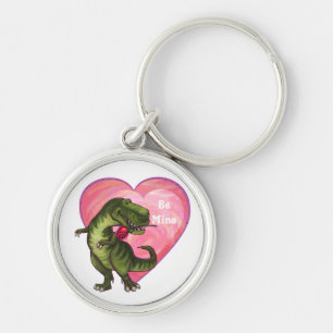 Tyrannosaurus Valentine's Day Key Ring