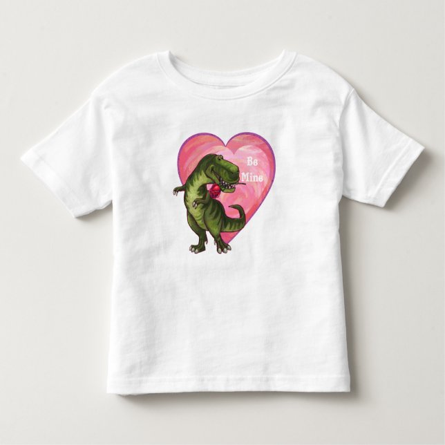 Tyrannosaurus Valentine's Day Toddler T-Shirt (Front)