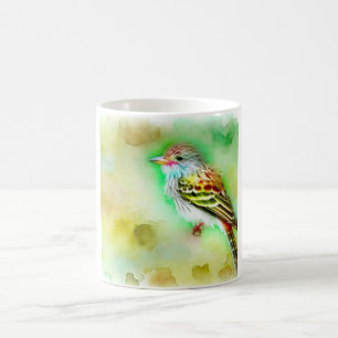 Tyrannus Bird Watercolor 280924AREF139 - Watercolo Coffee Mug