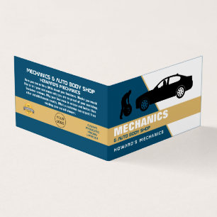 Tyre Change, Auto Mechanic & Repairs, Detailed Business Card