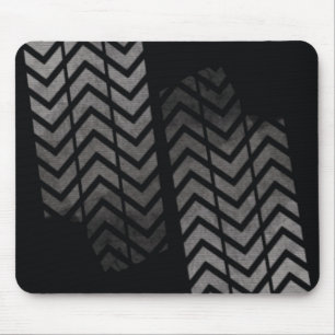 Tyre mark mouse pad