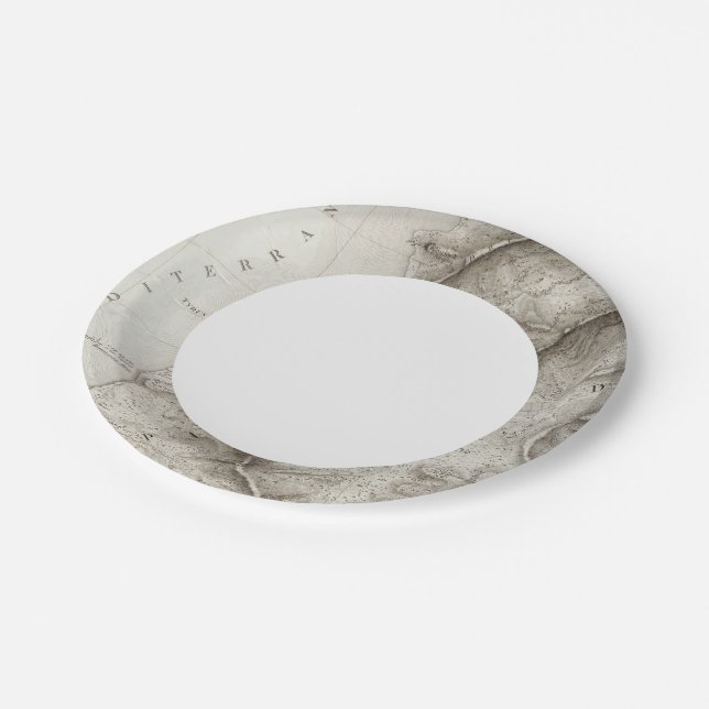 Tyre, Sidon, Israel Paper Plate (Angled)