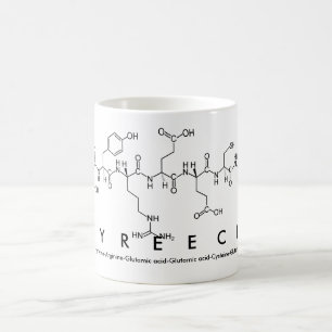 Tyreece peptide name mug