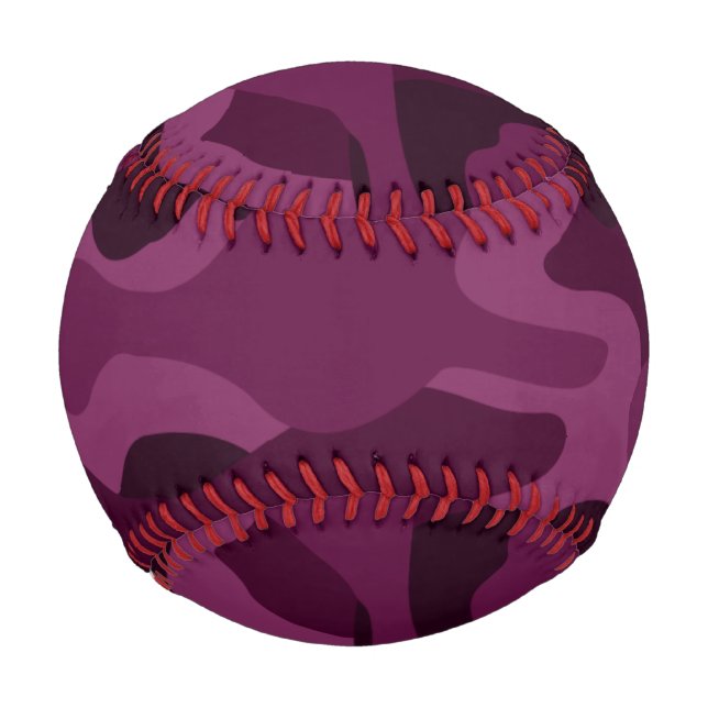 Tyrian Purple Monocolor Camo Baseball (Front)