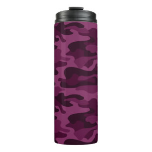 Tyrian Purple Monocolor Camo Thermal Tumbler
