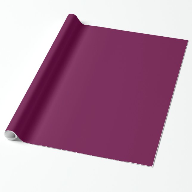 Tyrian Purple Wrapping Paper (Unrolled)