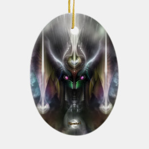 Tyrinan The Horikin God Of War Ceramic Tree Decoration