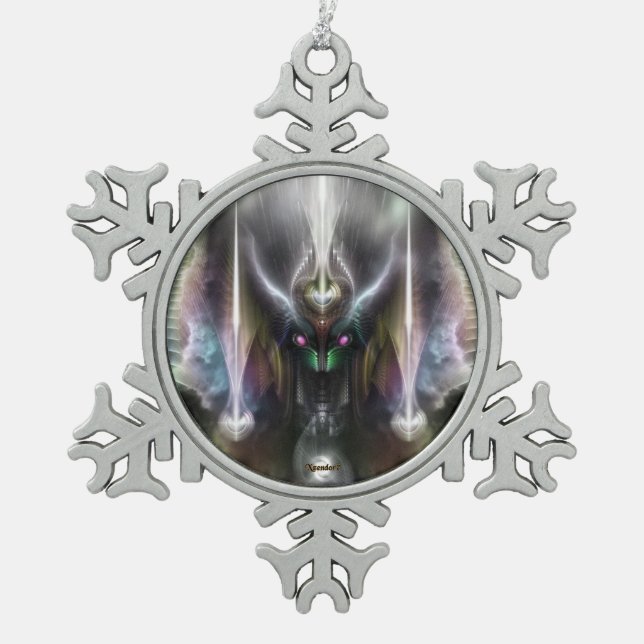 Tyrinan The Horikin God Of War Snowflake Ornament (Front)
