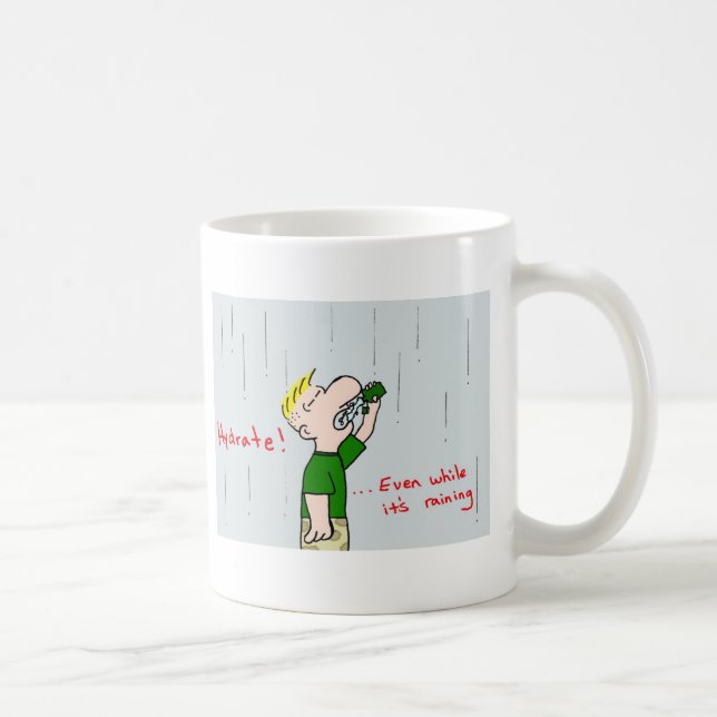 tyrmay marine corps hydrate while raining coffee mug (Right)