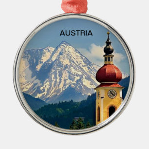 TYROL, AUSTRIA METAL TREE DECORATION