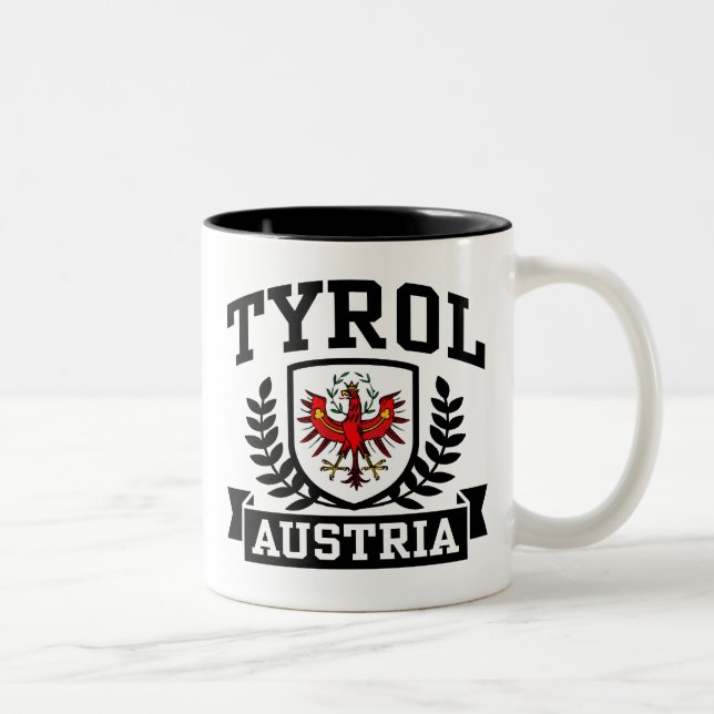 Tyrol Austria Two-Tone Coffee Mug (Right)