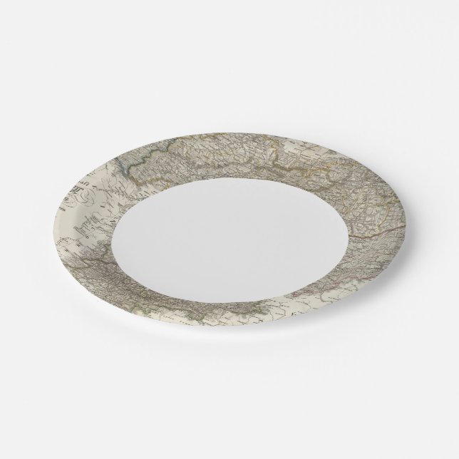 Tyrol, Voralberg, Liechtenstein Paper Plate (Angled)