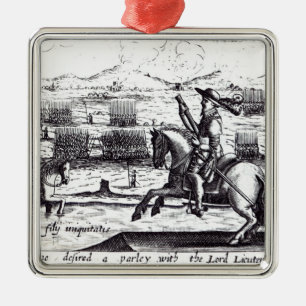 Tyrone Desired a Parley with Lord Lieutenant Metal Tree Decoration