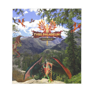 Tyrs Paladium Red Dragons Notepad