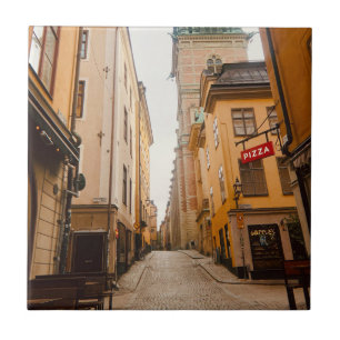 Tyska Brinken, Gamla Stan, Old Town, Stockholm Ceramic Tile