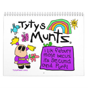 Tyty's Planet 2014 Calendar