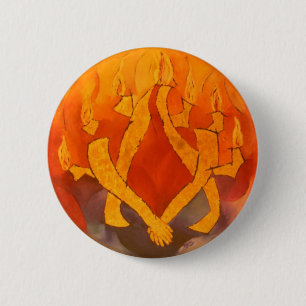 Tzedaka-Charity 6 Cm Round Badge