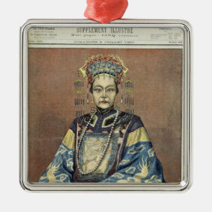 Tz'U-Hsi Empress Dowager of China Metal Tree Decoration