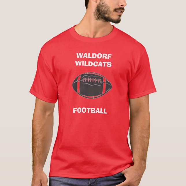 u11721864, WALDORF WILDCATS, FOOTBALL T-Shirt (Front)