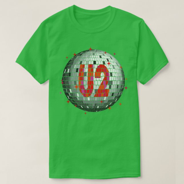 U2 Disco Ball Red T-Shirt (Design Front)