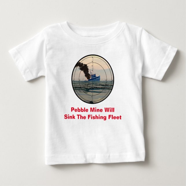 U-29 - Stop Pebble Mine Baby T-Shirt (Front)
