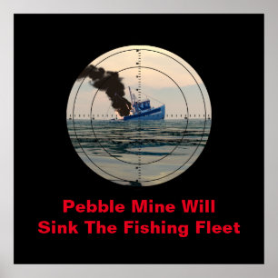 U-29 - Stop Pebble Mine Poster