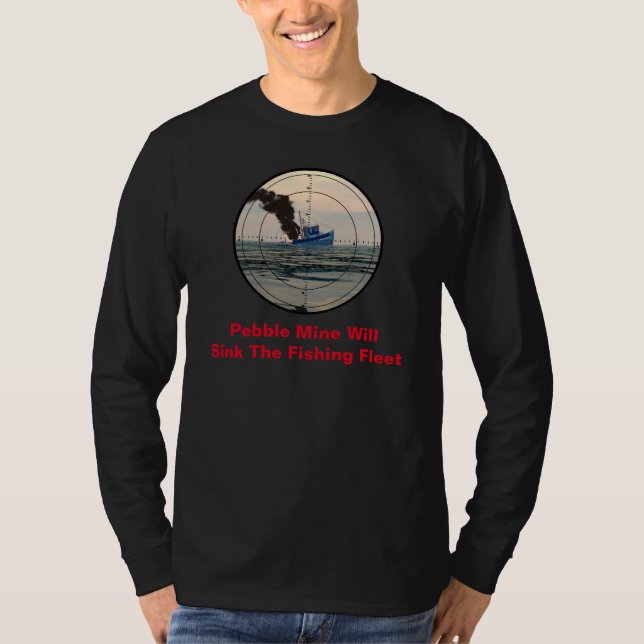 U-29 - Stop Pebble Mine T-Shirt (Front)