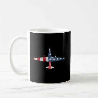U-2 Dragon Lady Spy Plane American Flag Military Coffee Mug
