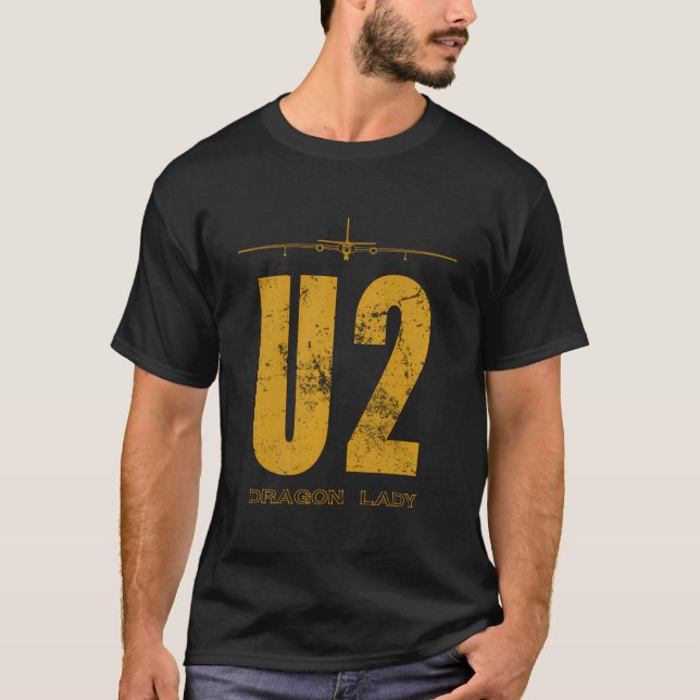 U-2 Dragon Lady Spy Plane T-Shirt (Front)