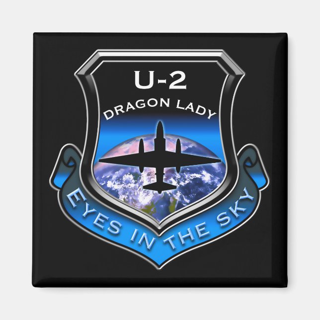U-2 spy plane magnet (Front)