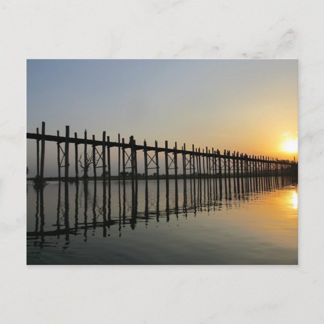 U-Bein Bridge Postcard (Front)