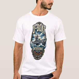 U-Boat Unterseeboot WWII Naval Patrol – Silent Hun T-Shirt