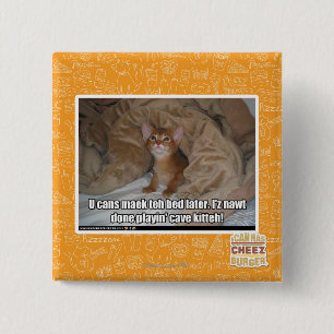 U can maek the bed later. 15 cm square badge
