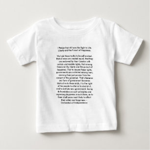 !!! U Create Declaration of Independence Baby T-Shirt