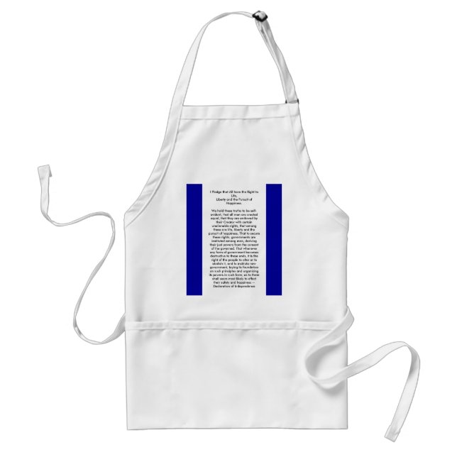 !!! U Create Declaration of Independence Standard Apron (Front)